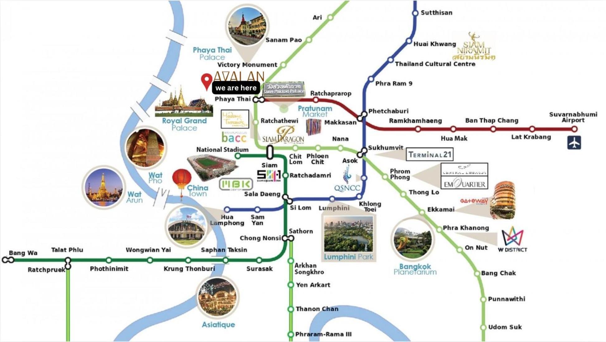 בנגקוק Avalan Phayathai Airport Link מראה חיצוני תמונה